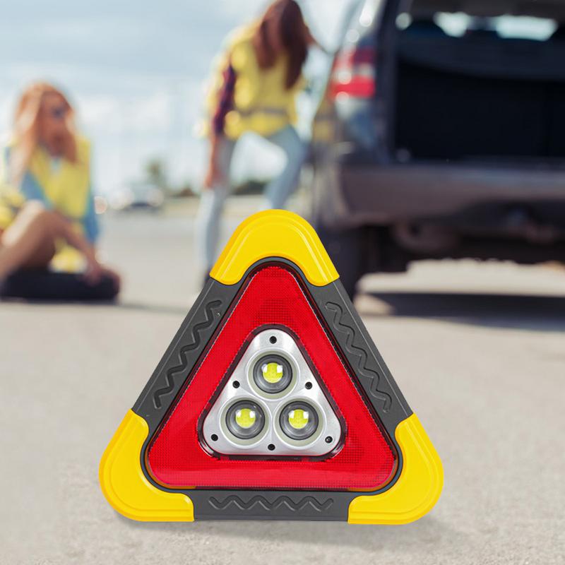 (30% DE DESCUENTO) Trípode De Advertencia Para Coche Con Luz LED Integrada
