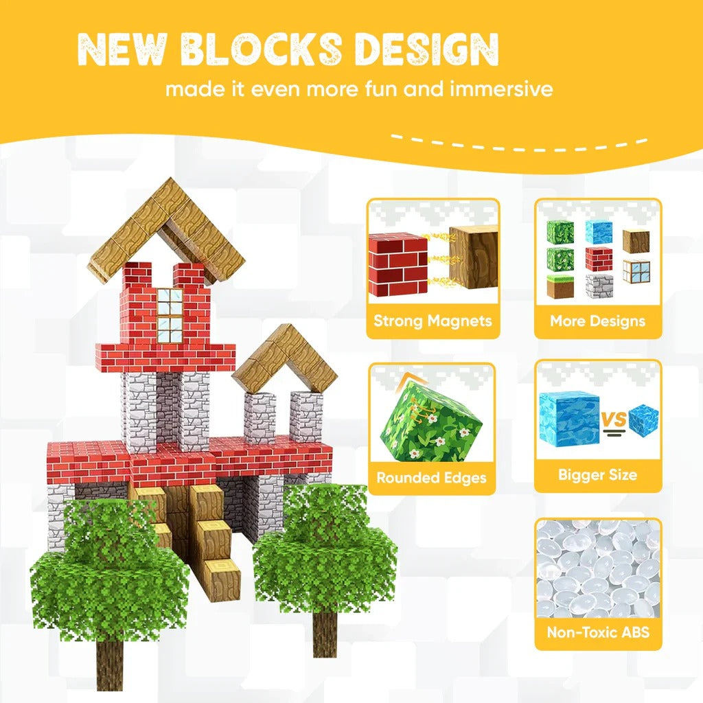 (30% OFF) STEM Learning Magnetic Building Blocks