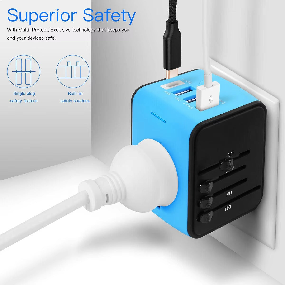 (50% OFF) All-in-One Universal Travel Power Adapter