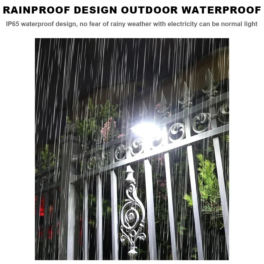 (30% DISCOUNT ) Solar lights clip the walkway, have smart sensors that automatically turn on, and are IP65 waterproof