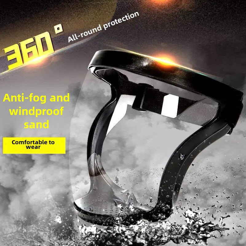 (30% DISCOUNT ) High-quality transparent face protection mask that protects against wind, sand dust, and splashes of water.