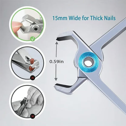 (50% OFF) TitanEdge Nail Clippers – Ultra Sharp, Anti-Splash Precision Clippers